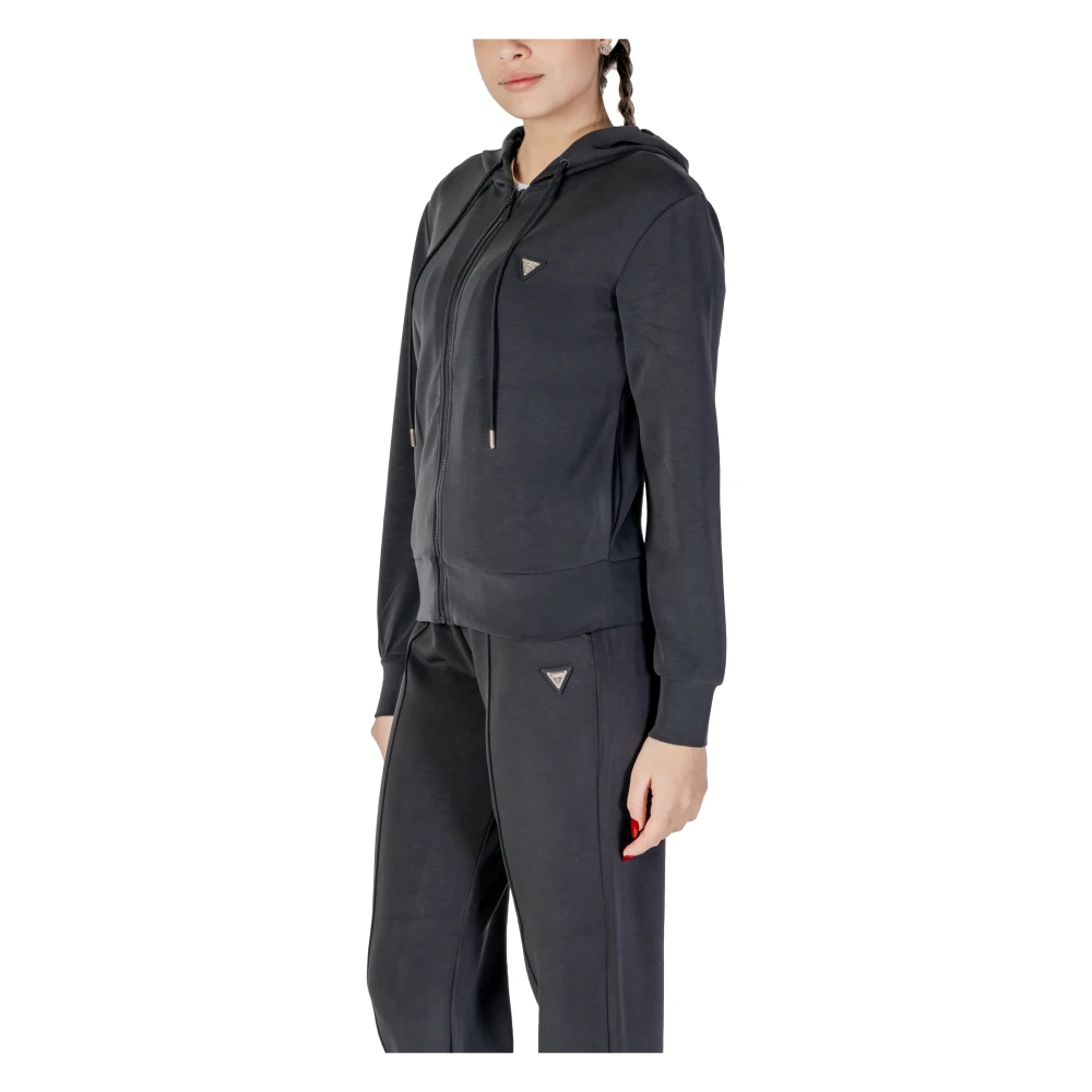 Guess Capsulate Sweatshirt Lente Zomer Collectie Black Dames