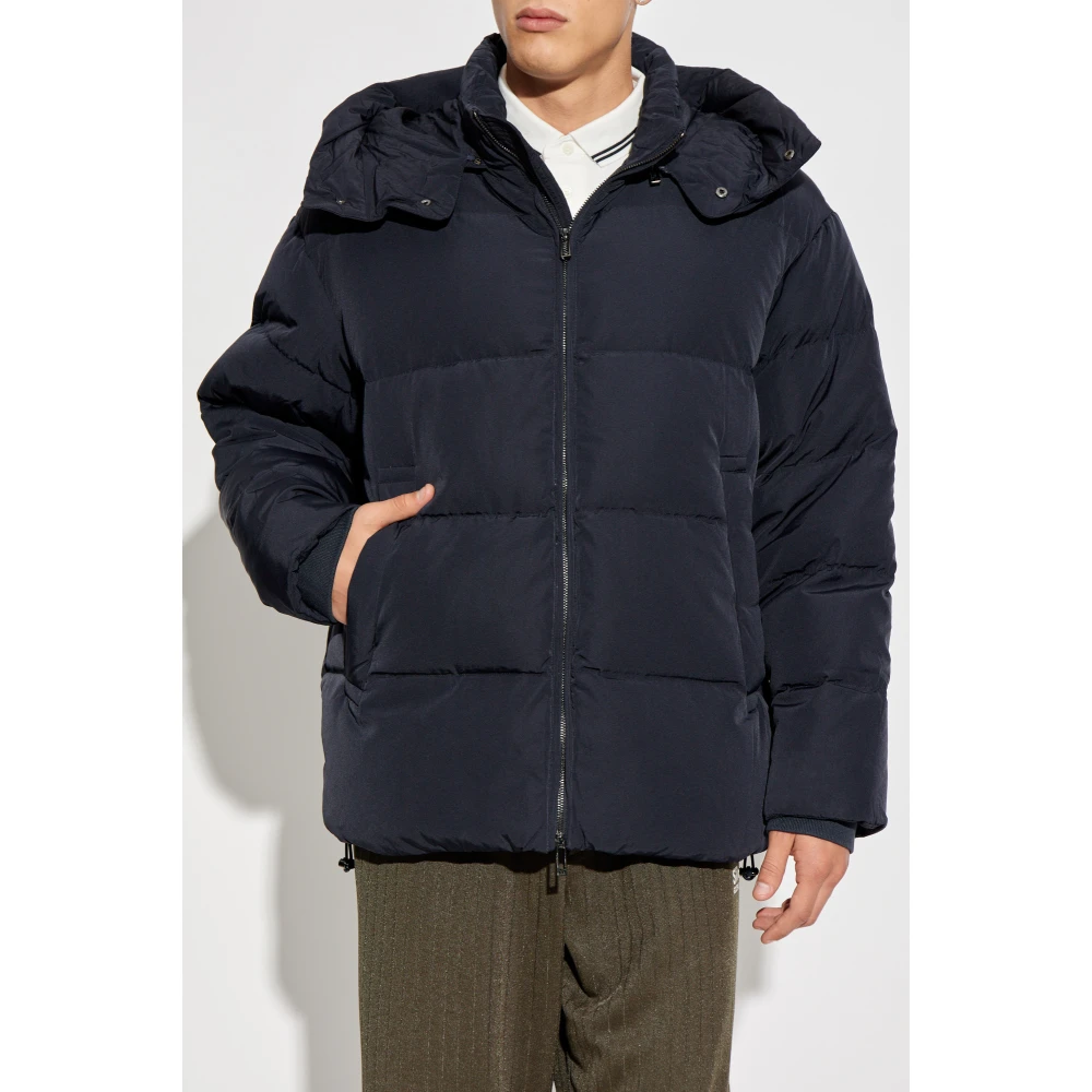 Emporio Armani Jas met afneembare capuchon Blue Heren