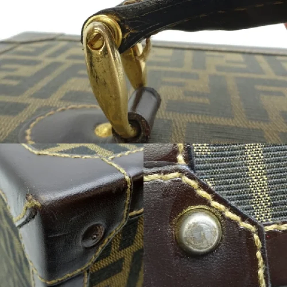 Fendi Vintage Pre-owned Leather fendi-bags Brown Dames