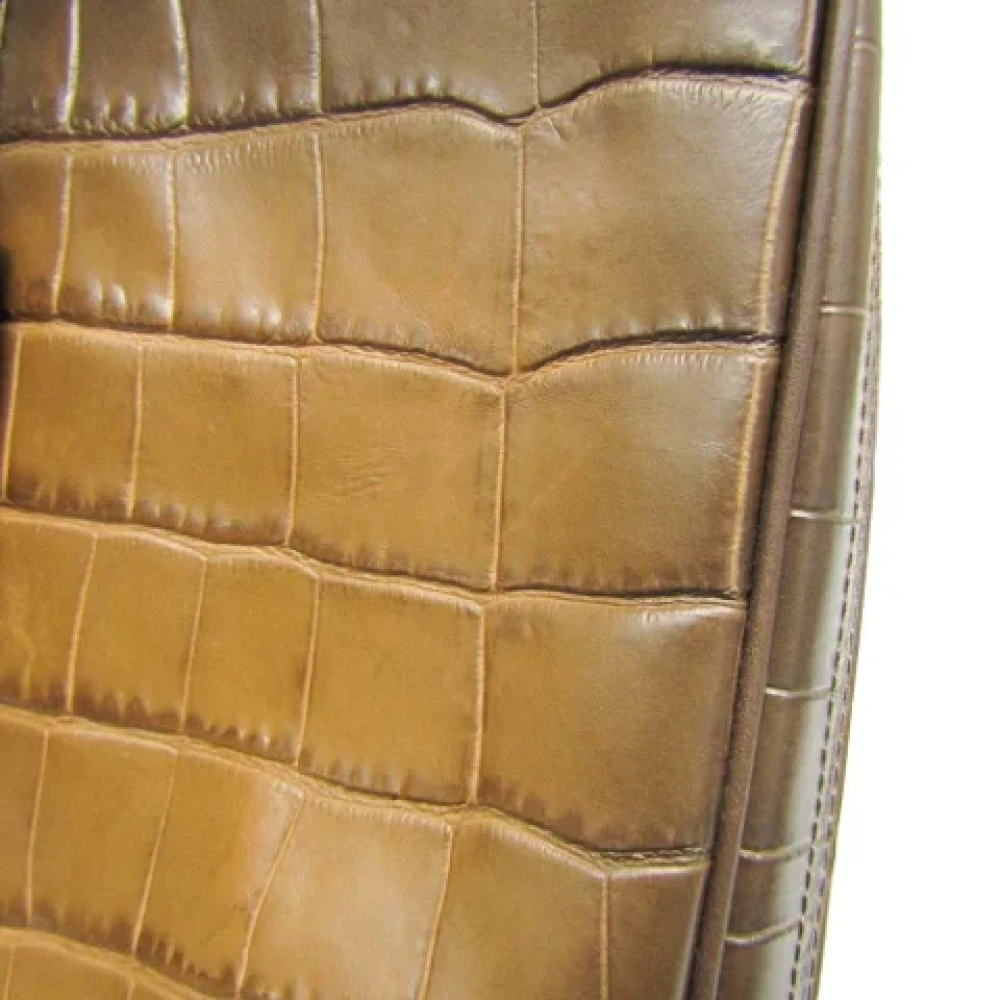 Coach Pre-owned Leather handbags Brown Dames