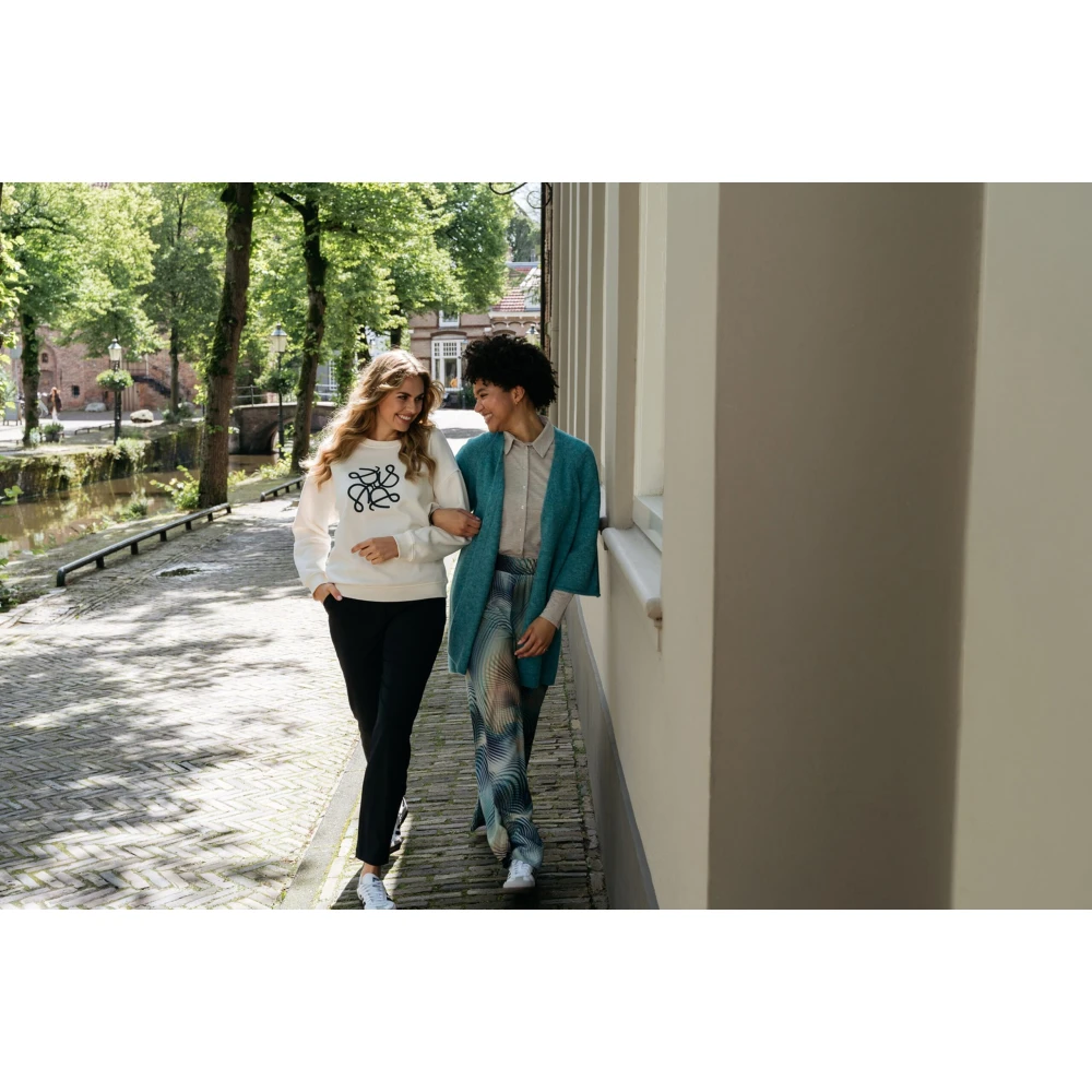 &Co Woman Slim Fit Broek Blue Dames