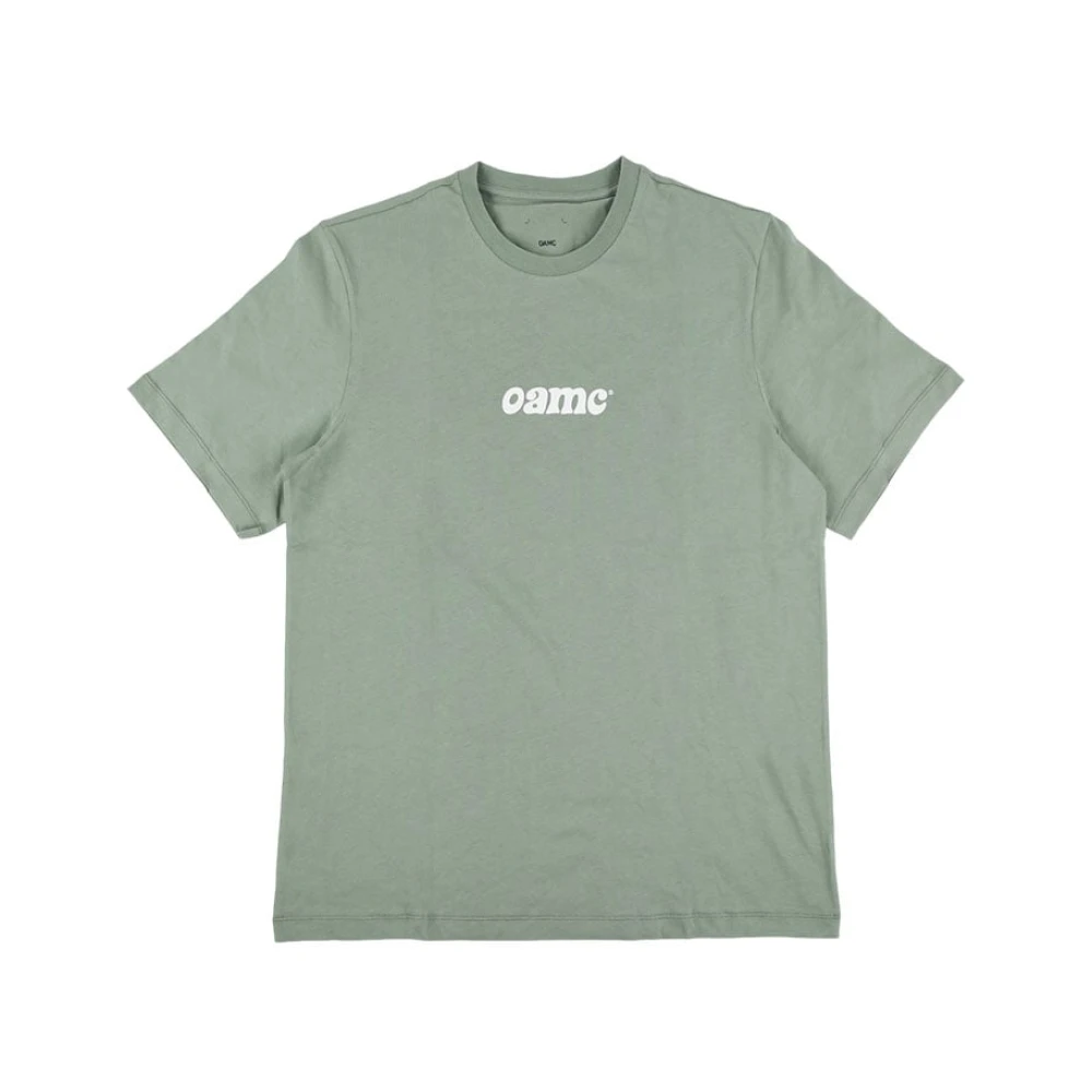 Oamc Retro Gebreid Chesire T-Shirt Green Heren