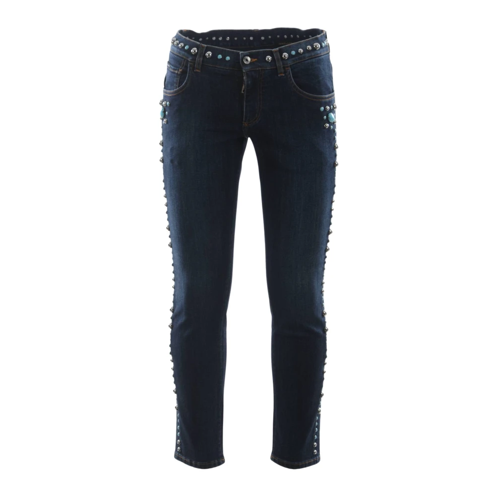 Dolce & Gabbana Slim-Fit Heren Jeans Collectie Blue Heren