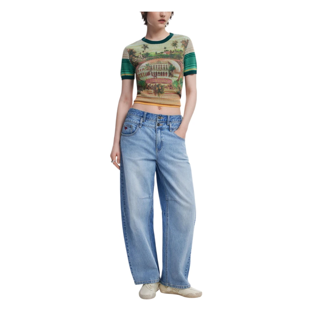 Desigual Korte mouwen T-shirt collectie Multicolor Dames