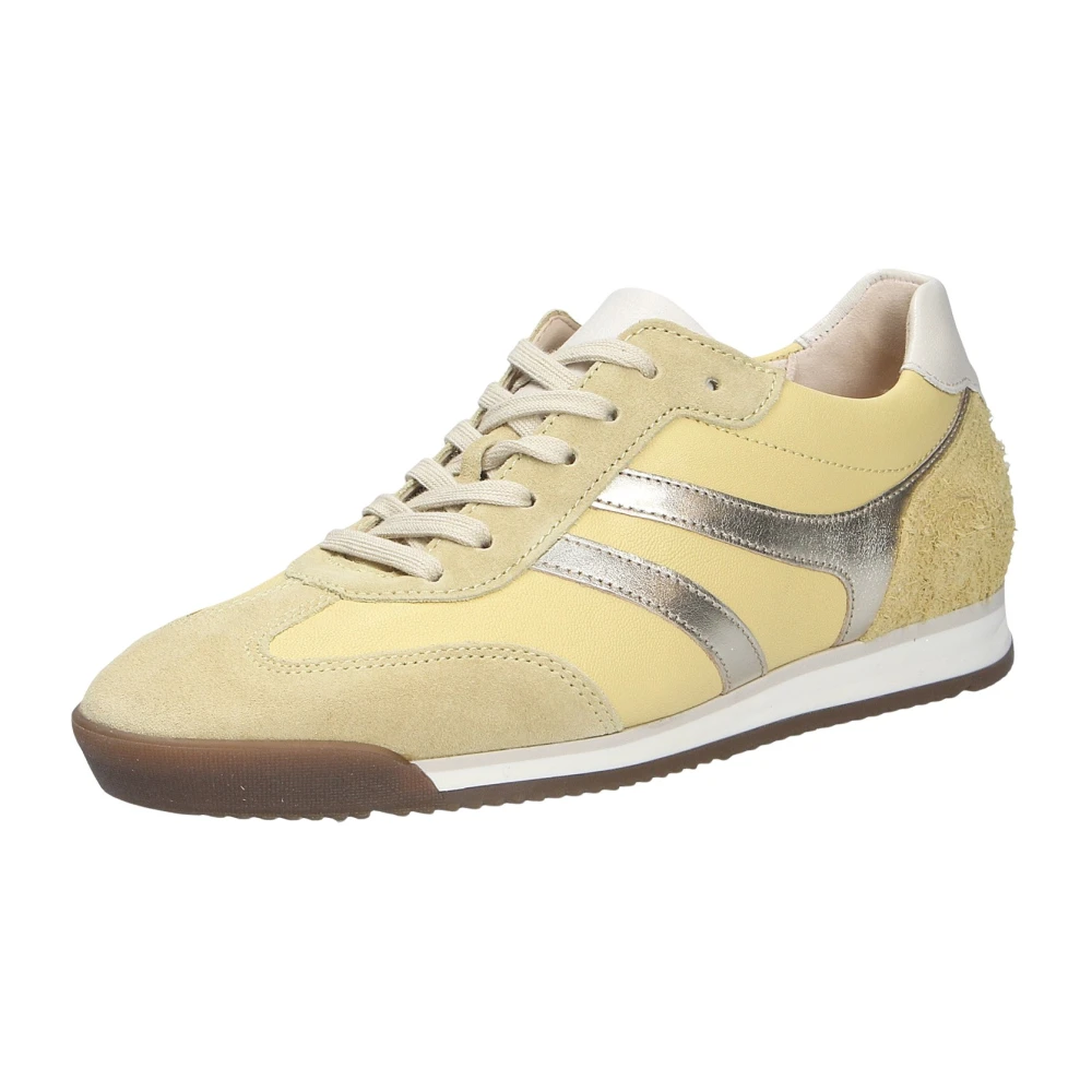 Gabor Sportieve veterschoen Dames Schoenen Geel