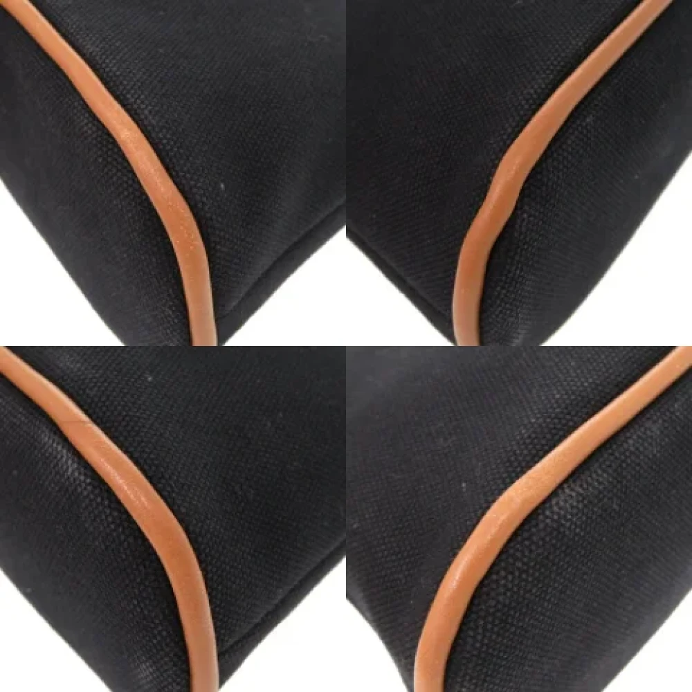 Hermès Vintage Pre-owned Canvas pouches Black Dames