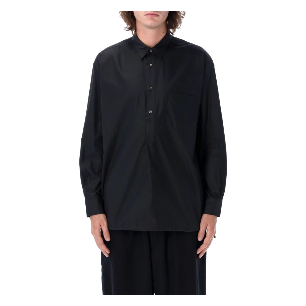 Comme des Garçons Zwarte Shirt met Koordzoom Aw24 Black Heren