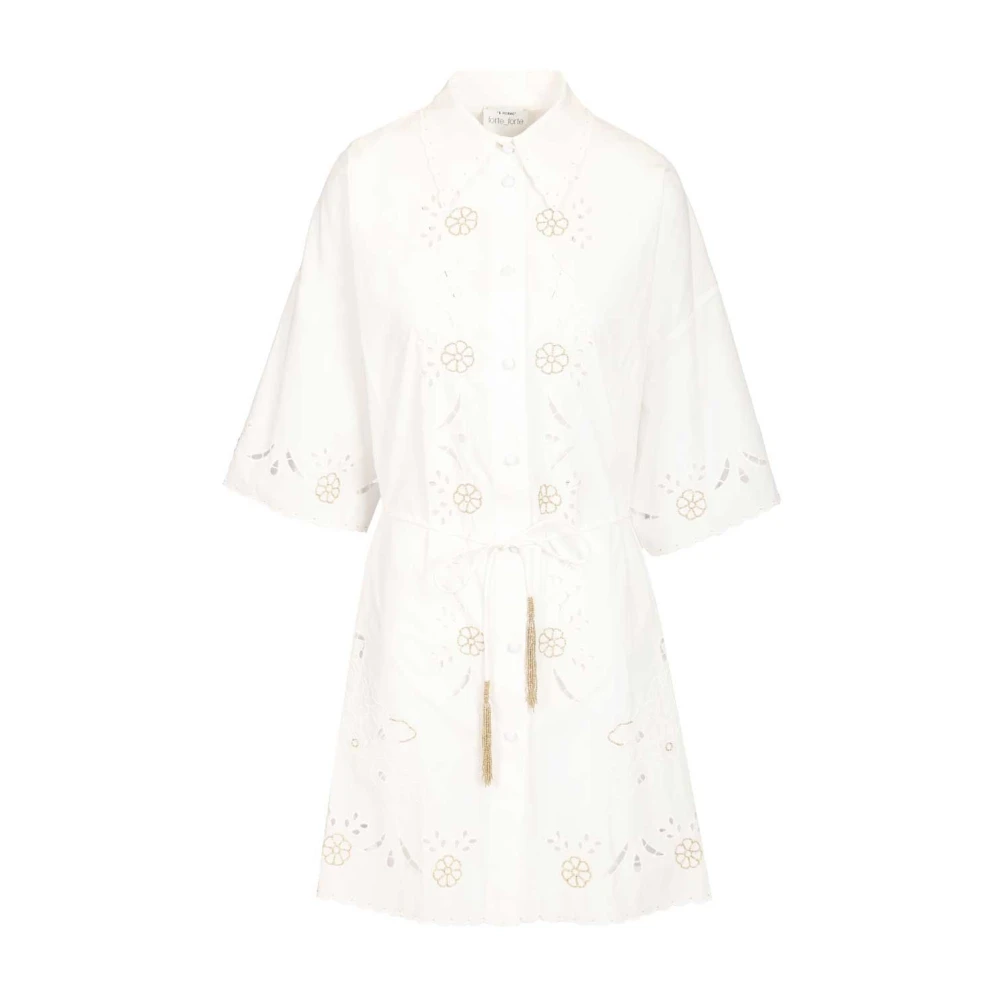 Forte Forte Women's White Shirt Dresses, S, Shirt Dress