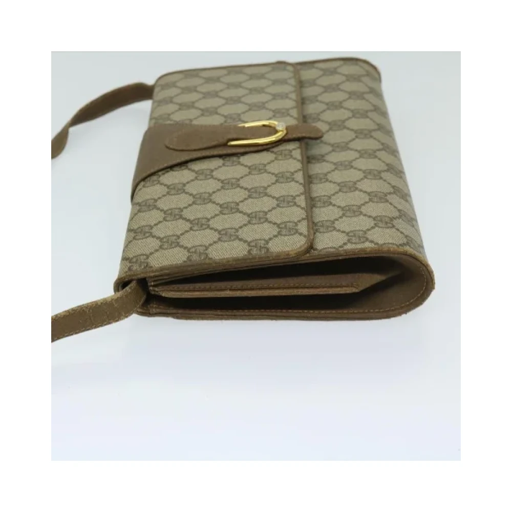 Gucci Vintage Pre-owned Canvas gucci-bags Beige Dames