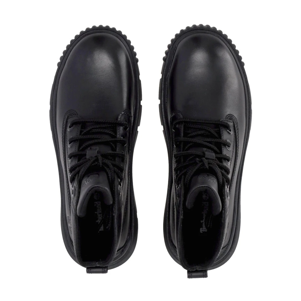 Timberland Grijze Veters Waterdichte Hoge Laars Black Dames