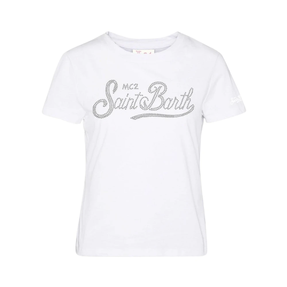 Mc2 Saint Barth White T-Shirts, Female, L, T-Shirt Emilie