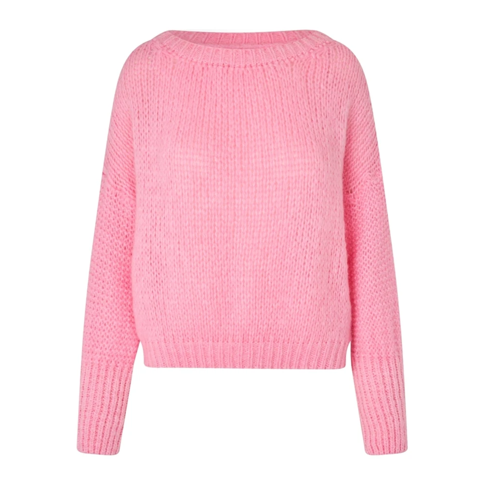 Lollys Laundry Women's Isolde Cable Knit Jumper - Light Pink - Size 14 (L) - Image 3
