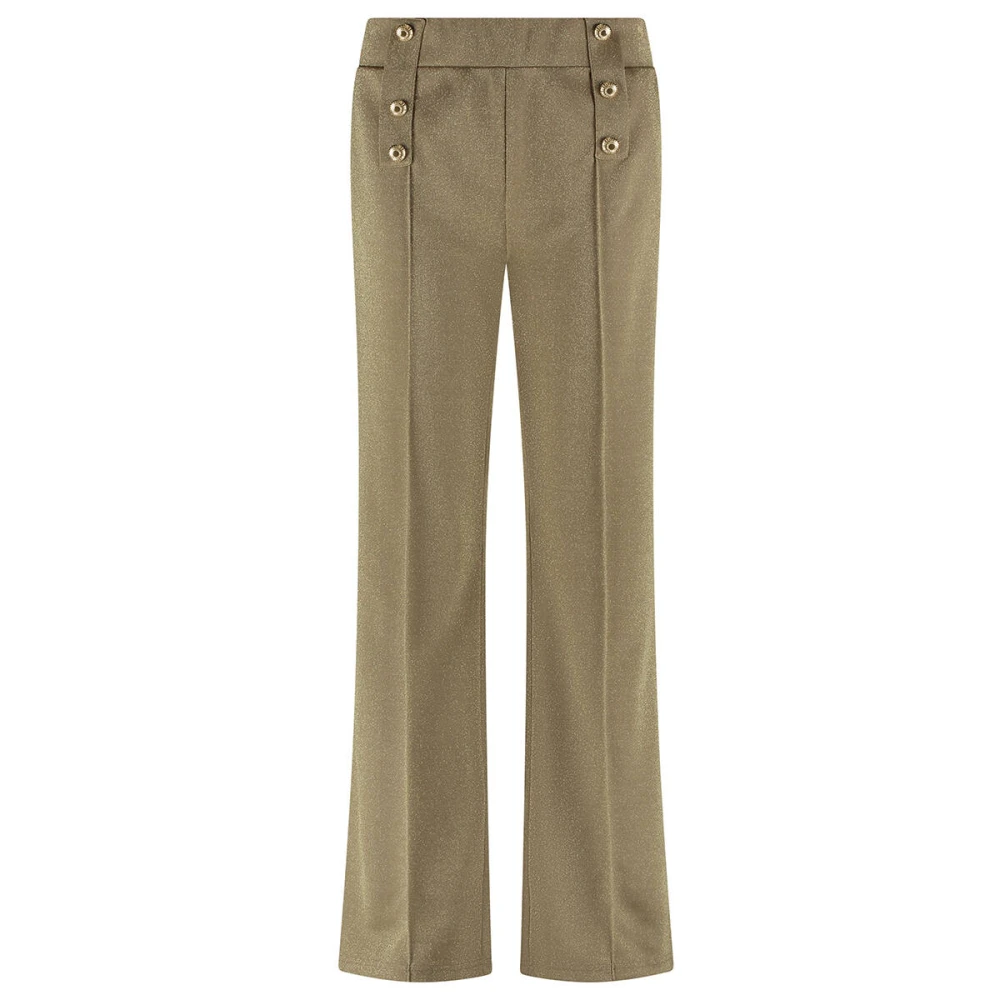 Tramontana Glitter Broek K08-14-101 Yellow Dames