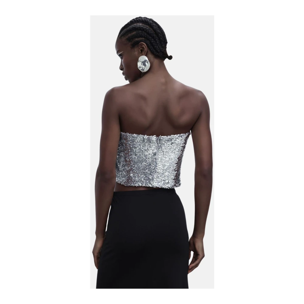 Imperial Mouwloze Top Gray Dames