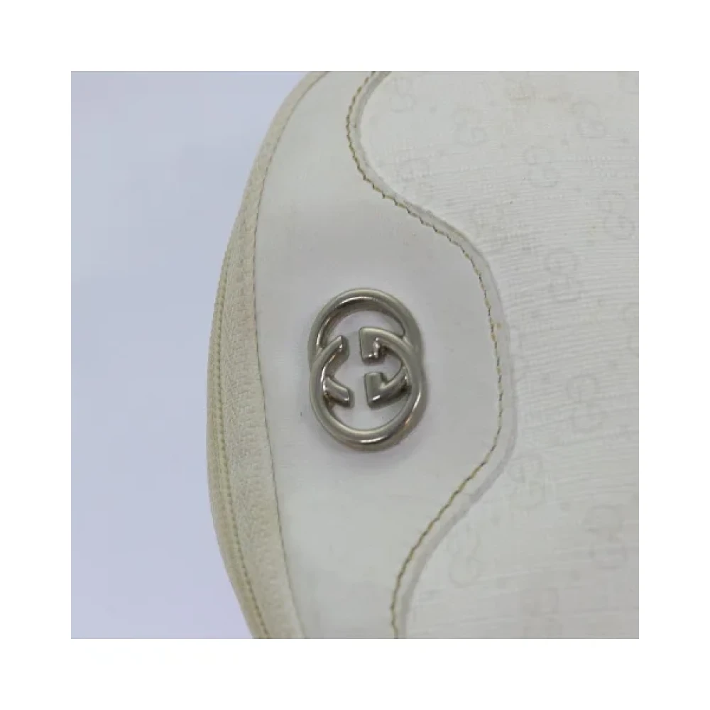Gucci Vintage Pre-owned Canvas gucci-bags White Dames