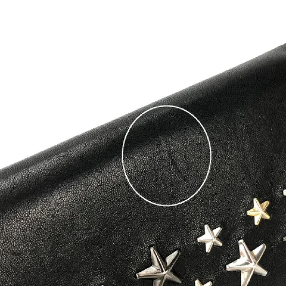 Jimmy Choo Pre-owned Leather wallets Black Dames