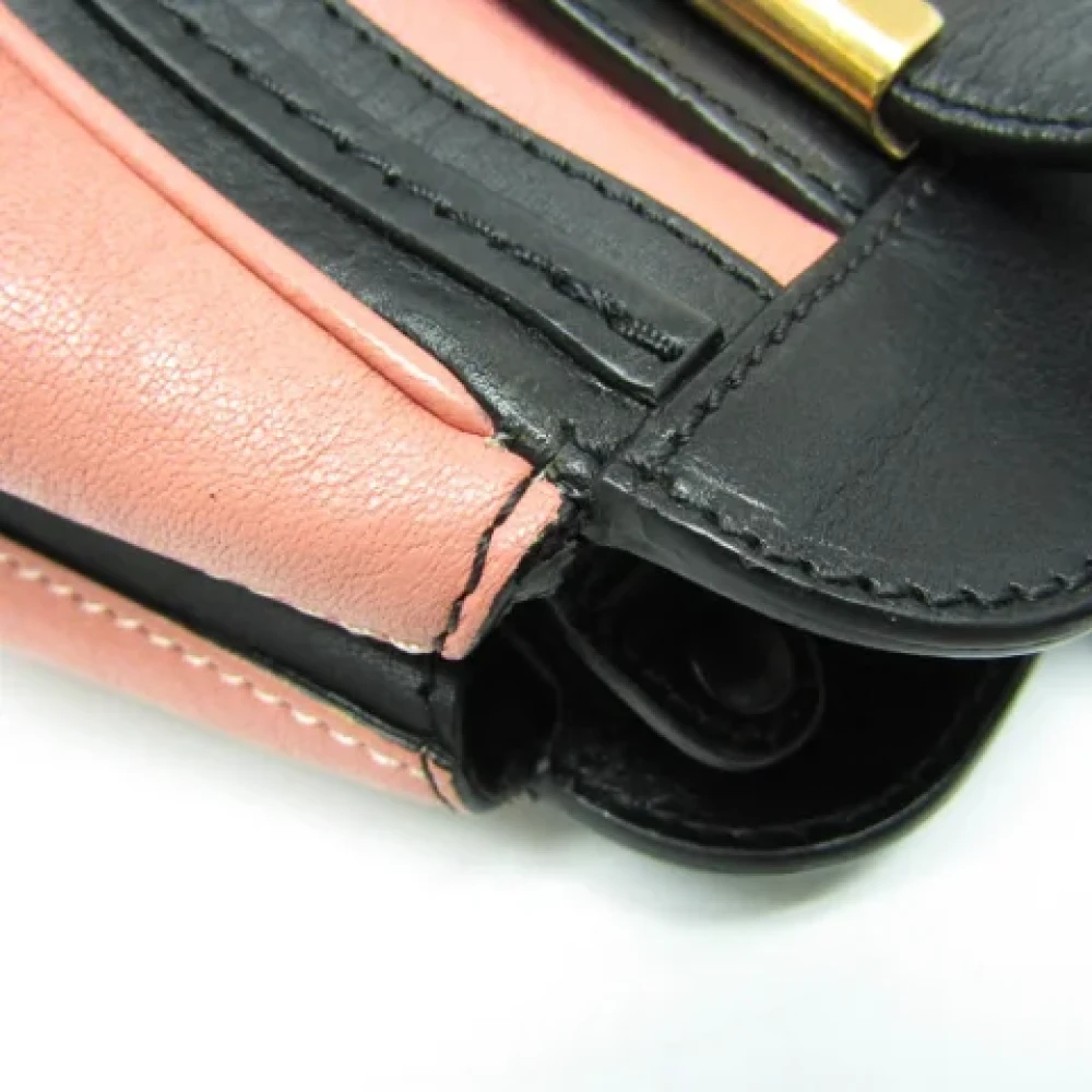 Chloé Pre-owned Leather handbags Pink Dames
