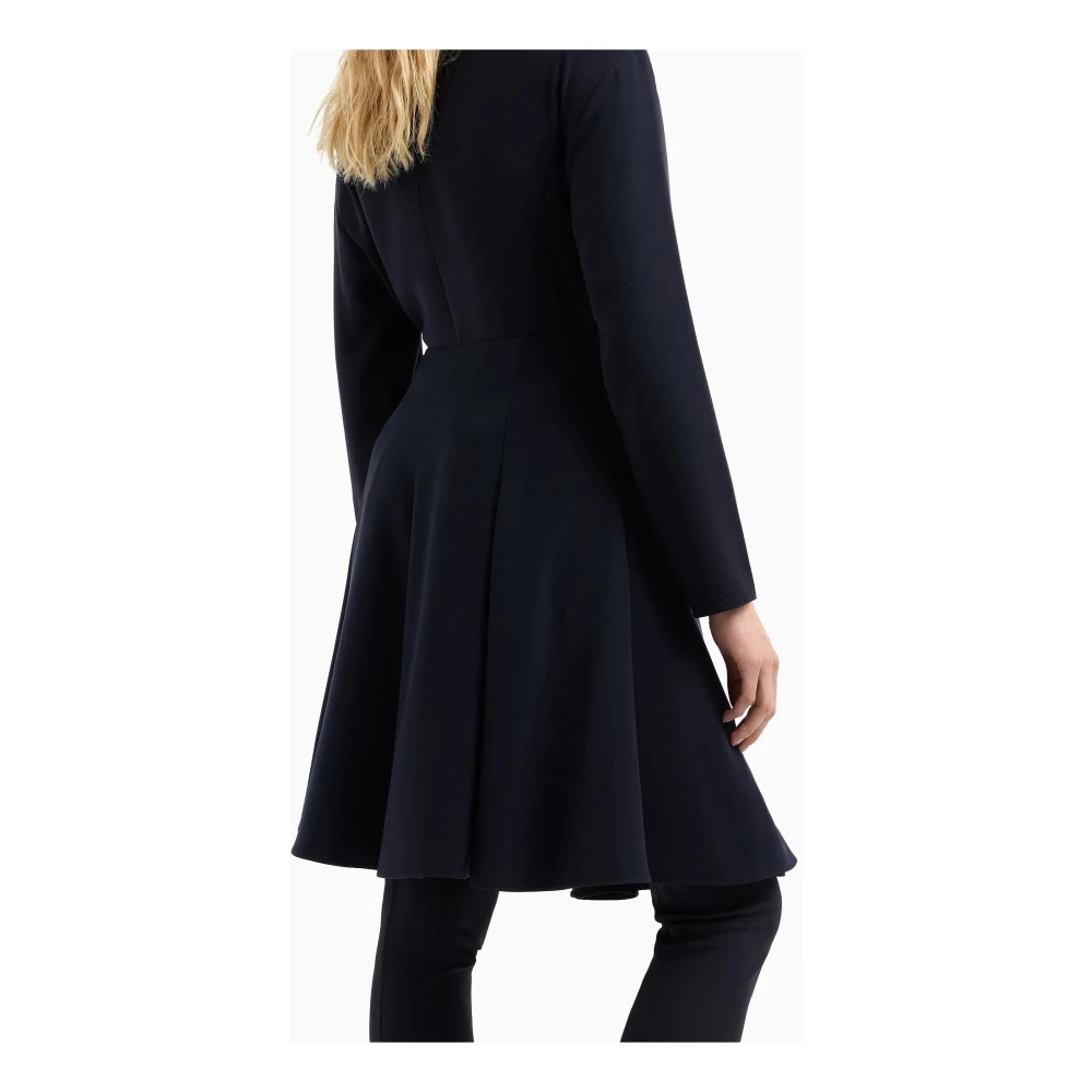 Emporio Armani Blauwe Rok Ottoman Stijl Blue Dames