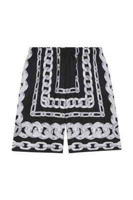 black-and-silver-silk-shorts