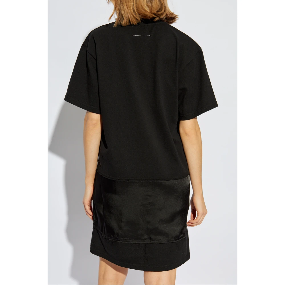 MM6 Maison Margiela Printjurk Black Dames