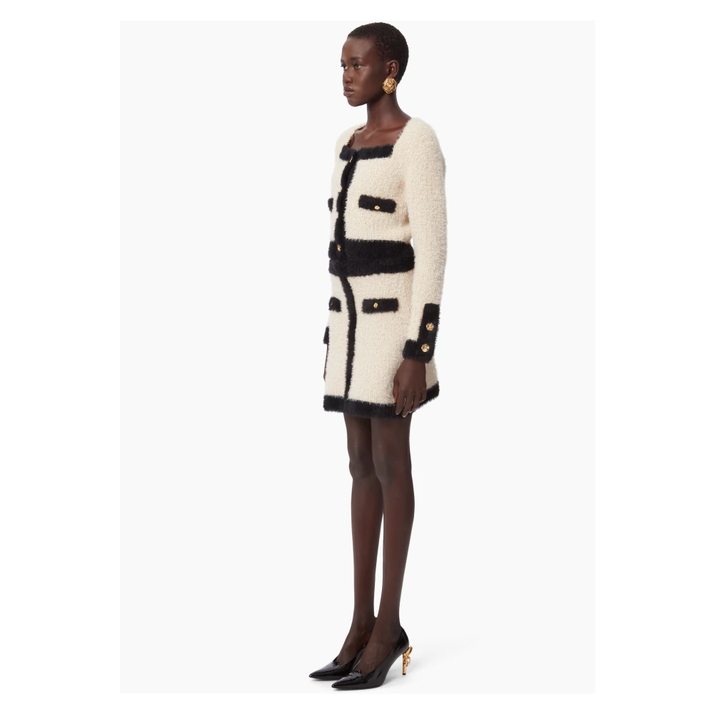 Nina Ricci Beige Tweed A-Lijn Mini Rok Beige Dames