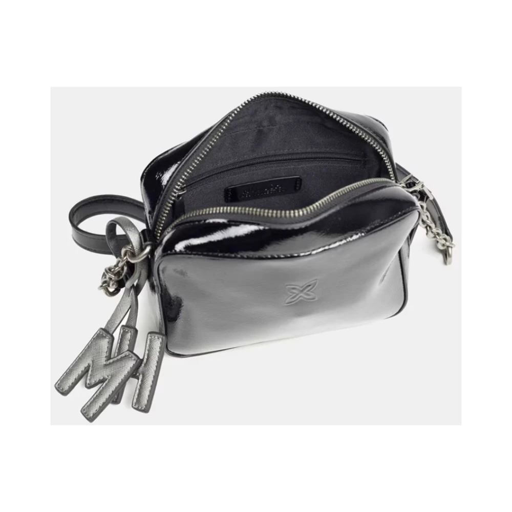 Munich Stijlvolle Crossbody Cameratas Black Dames