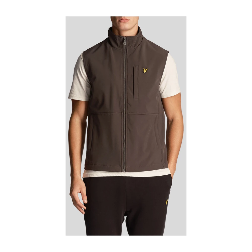 Lyle & Scott Vests Brown Heren