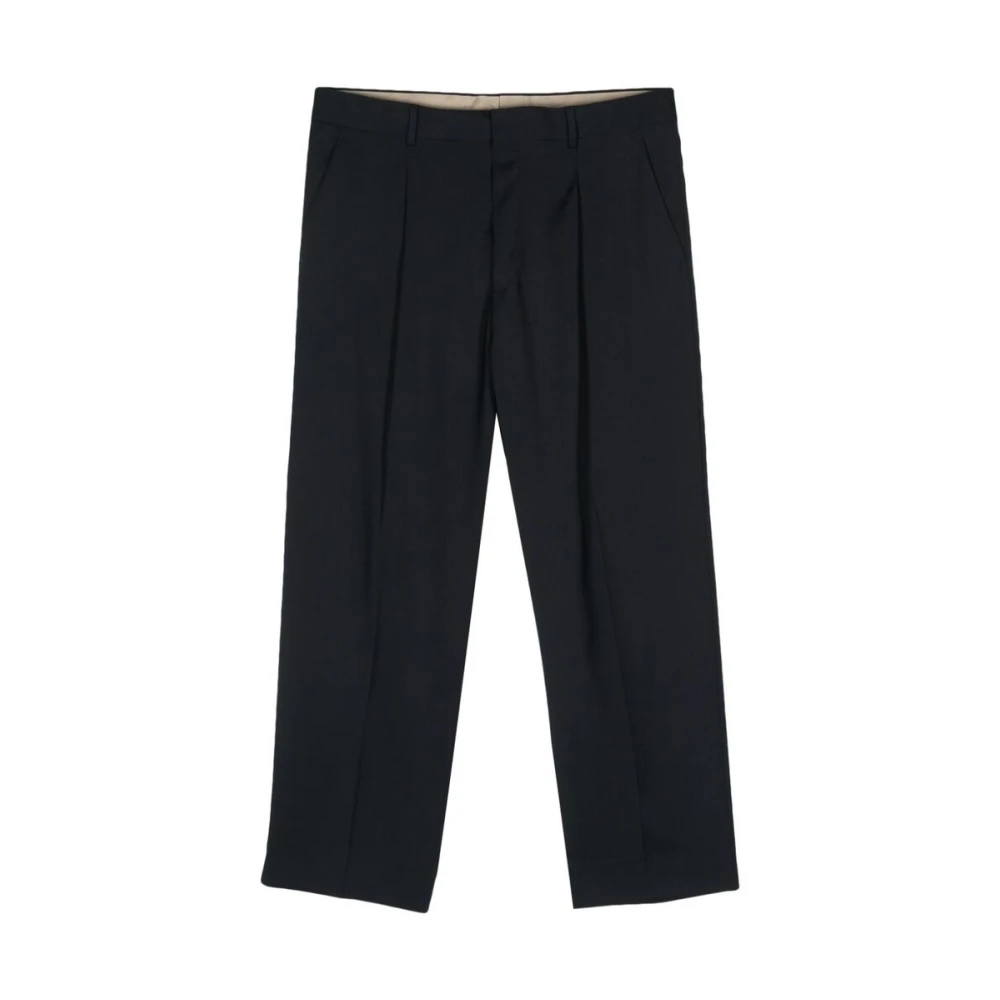 Costumein Straight Trousers Blue Heren