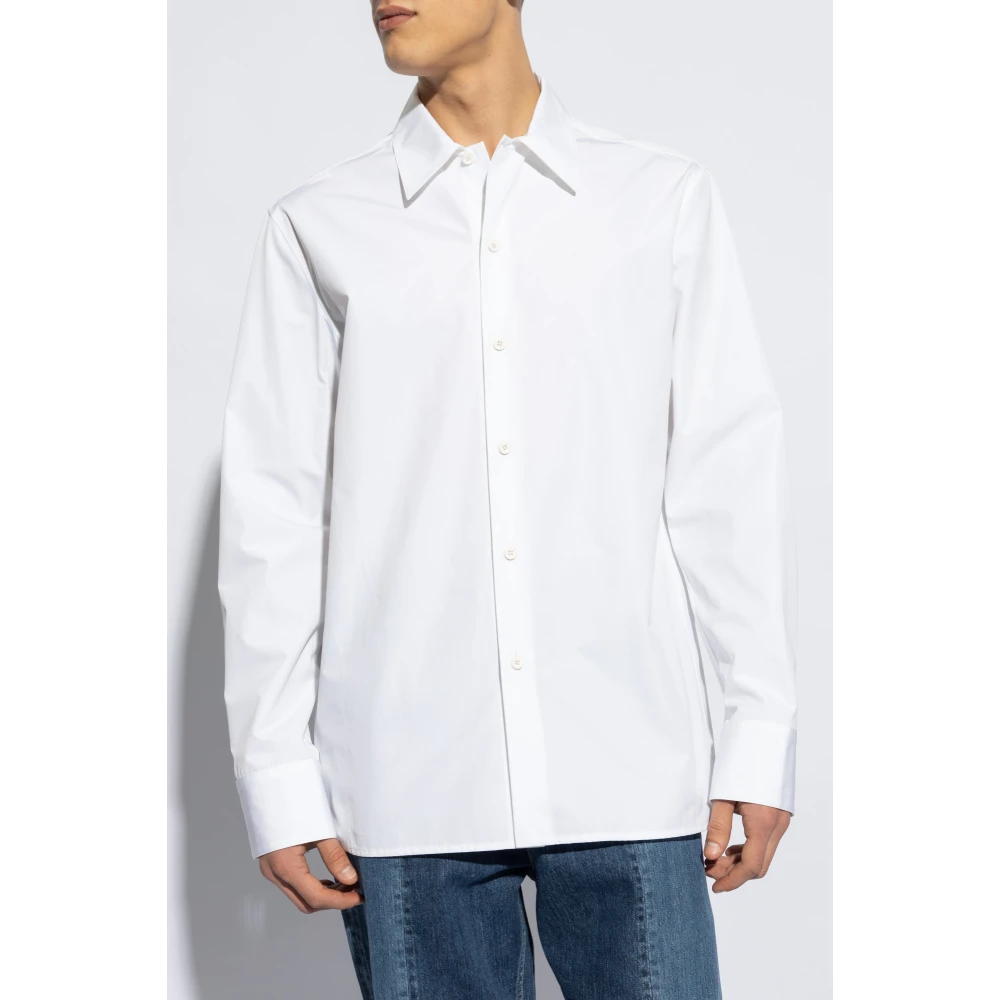 Jil Sander Katoenen shirt White Heren