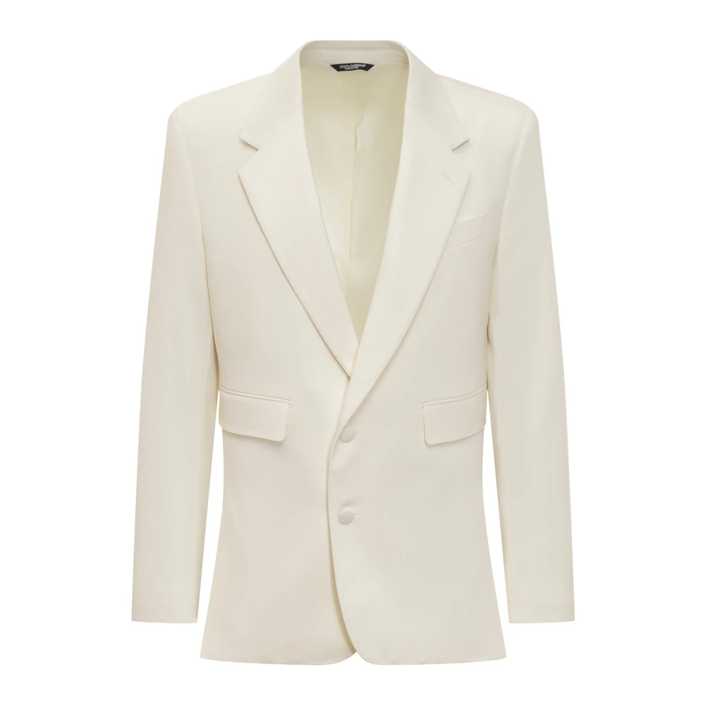 Dolce & Gabbana Stijlvolle Blazers voor Heren White Heren