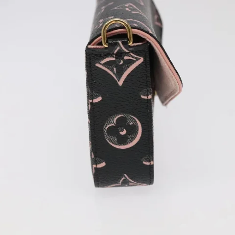 Louis Vuitton Vintage Pre-owned Canvas clutches Black Dames