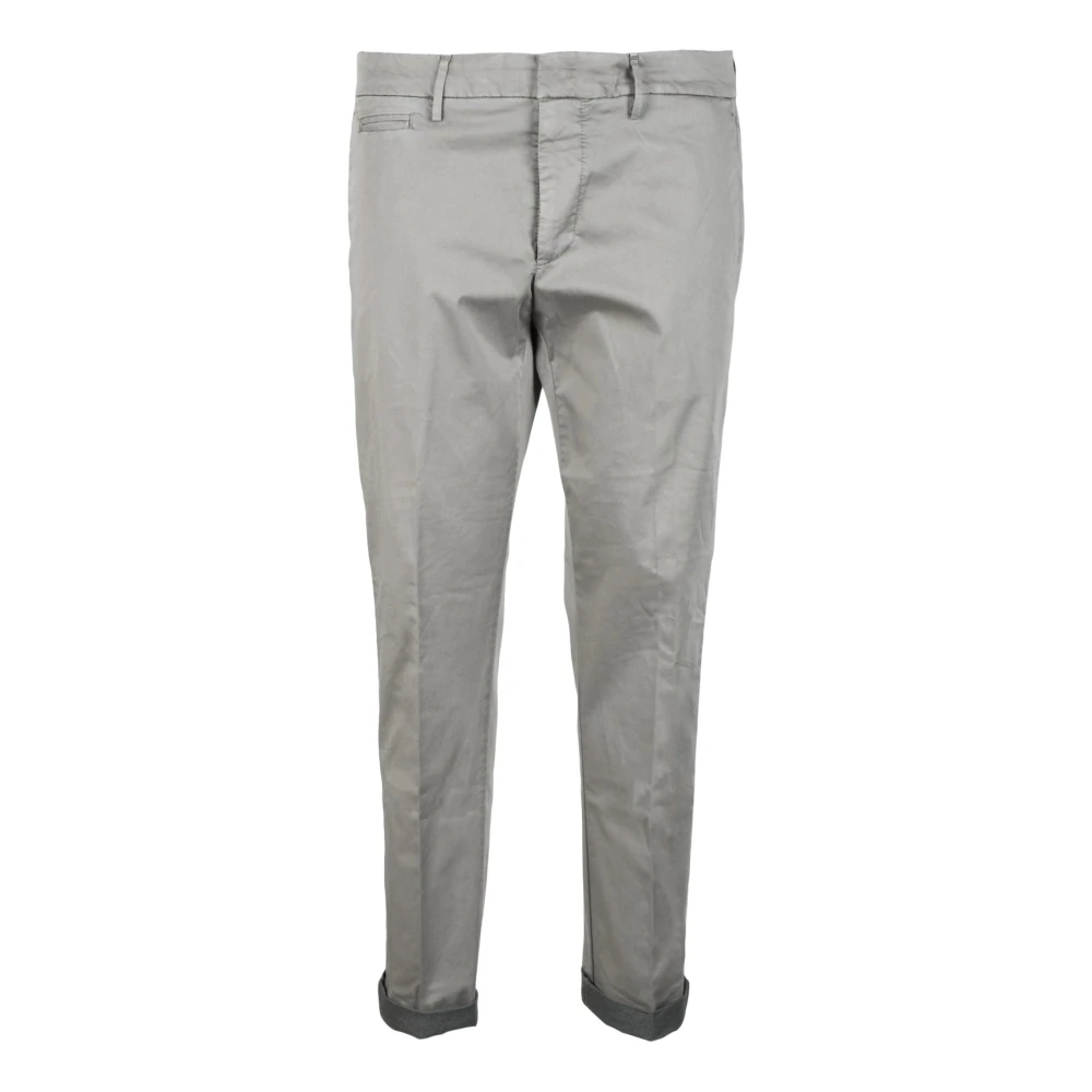 Dondup Joe Broek met Rits Sluiting Beige Heren