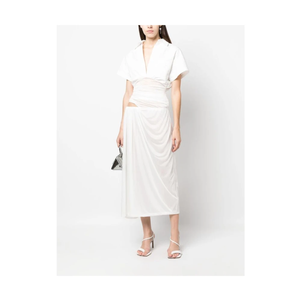 Christopher Esber Midi Dresses White Dames