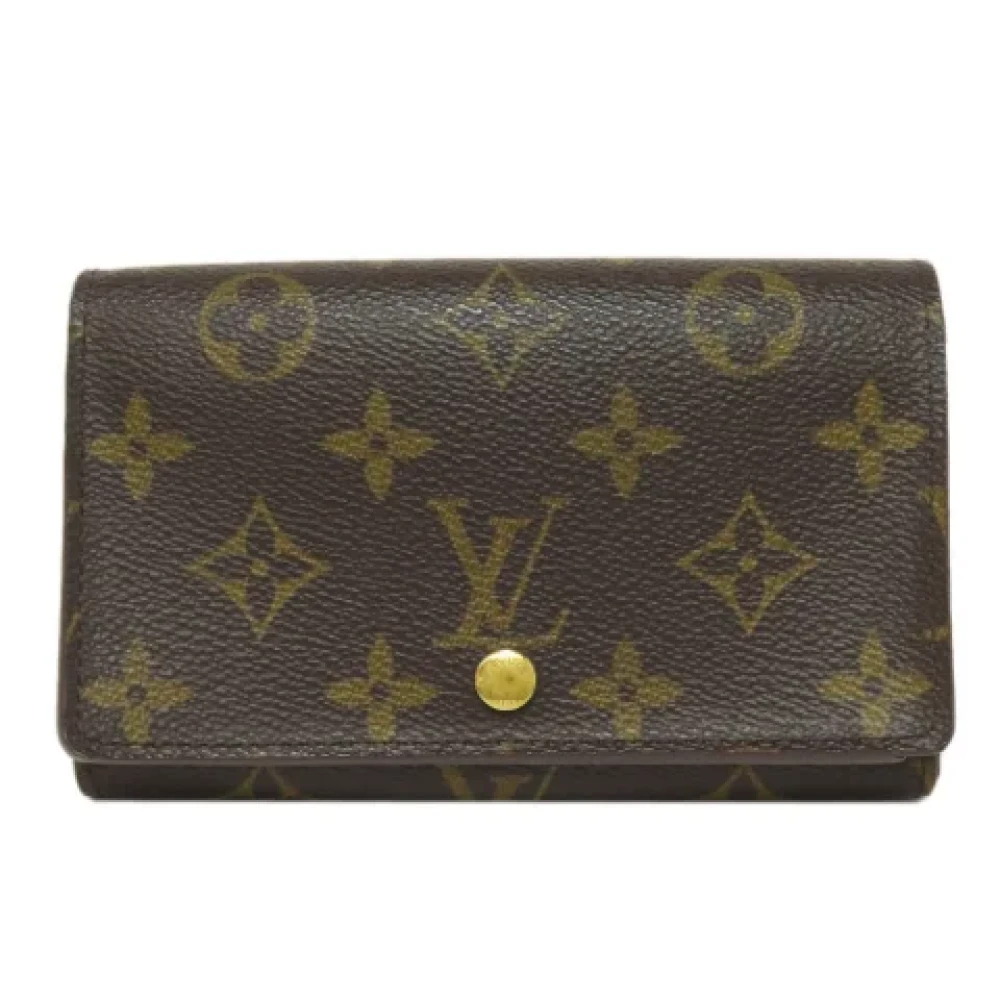 Louis Vuitton Vintage Pre-owned Canvas wallets Brown Dames