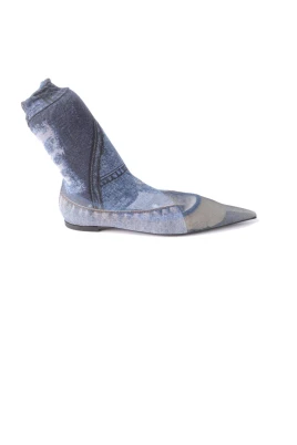 Denim Booties