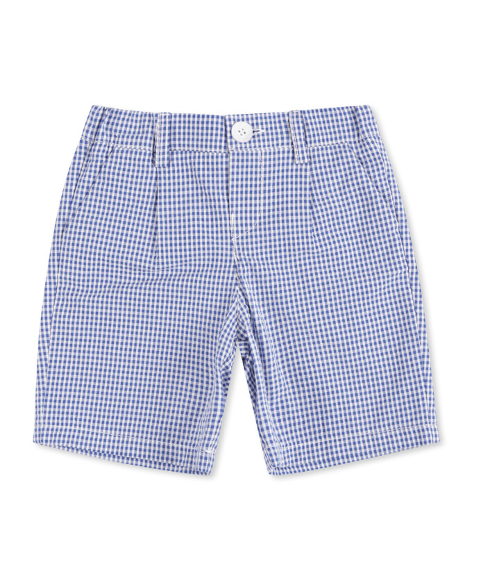 short-decontracte-en-coton-vichy-bleu