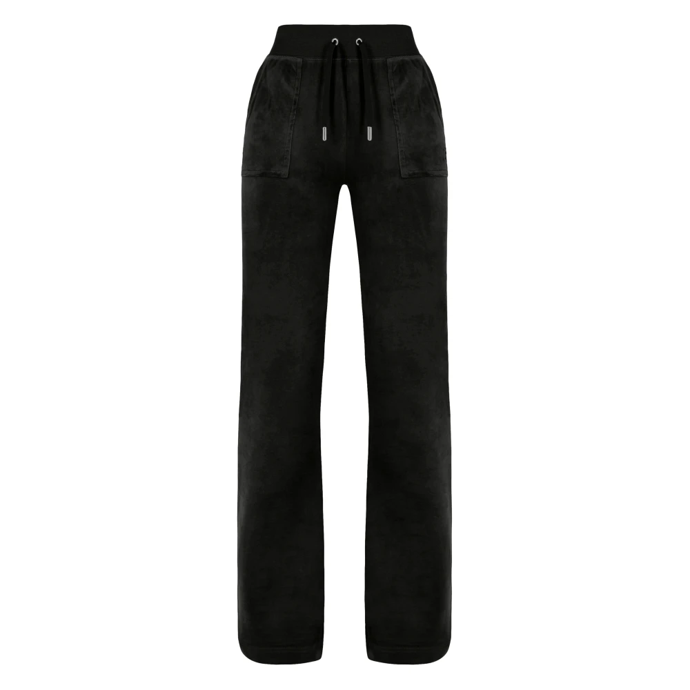 Juicy Couture Zwarte Zak Track Broek Black Dames