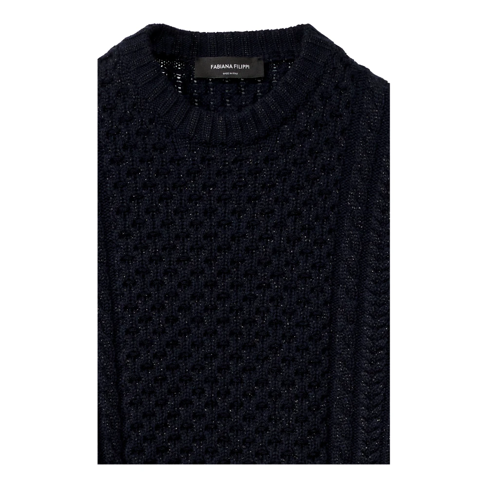 Fabiana Filippi Blauwe Sweaters voor Vrouwen Blue Dames
