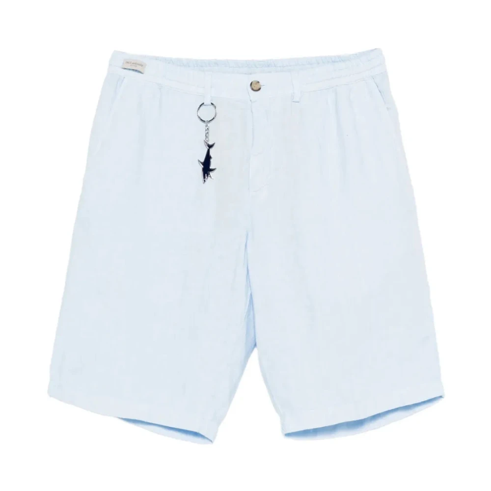 Paul & Shark Blue Casual Shorts, Male, 2XL, Bermuda Shorts