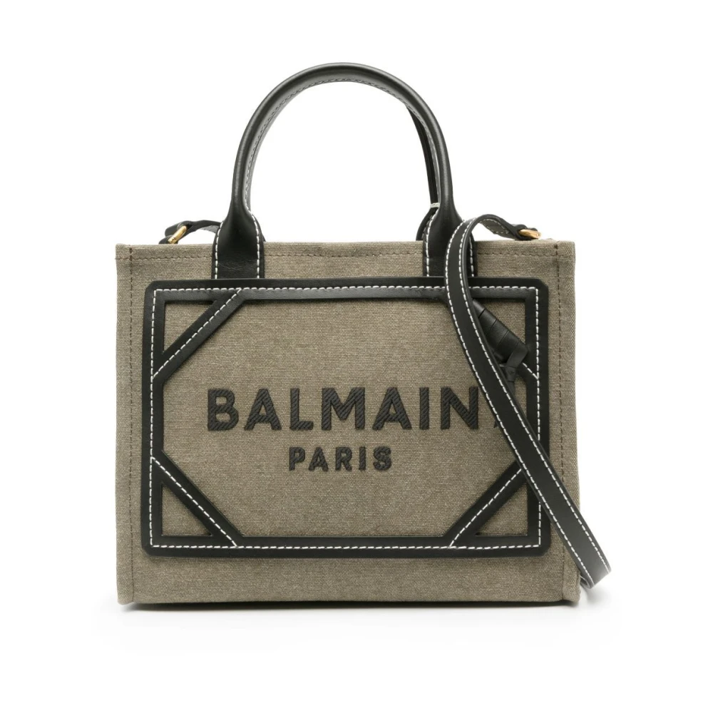 Geborduurde Logo Tote Tas Balmain Dames Miinto.be