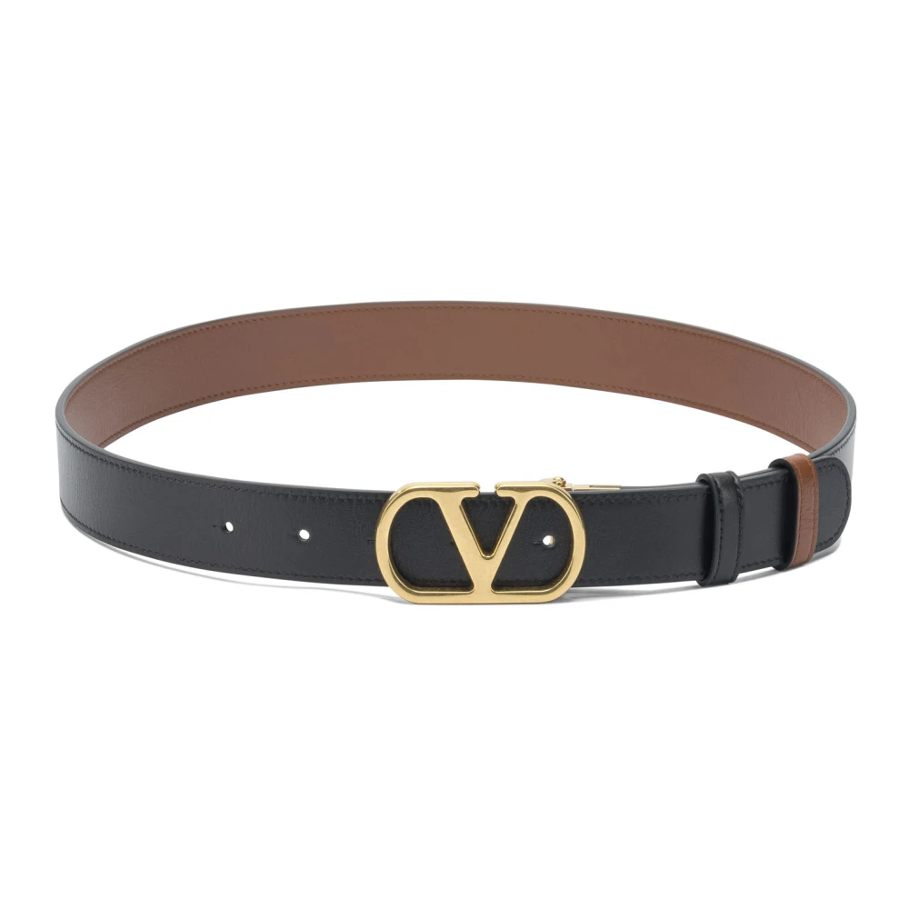 Valentino Garavani , Belts, Female, Black, 75 Cm, Vlogo Signature Belt