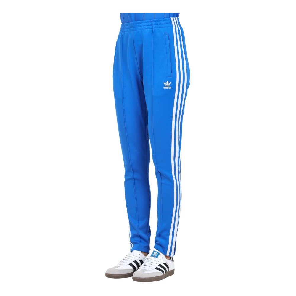 adidas Originals Sportieve Blauwe Damesbroek Adicolor SST Blue Dames