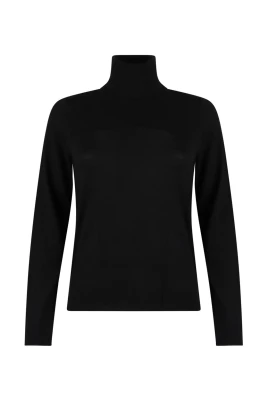 Cashmere Turtleneck Tröja med Dragkedja