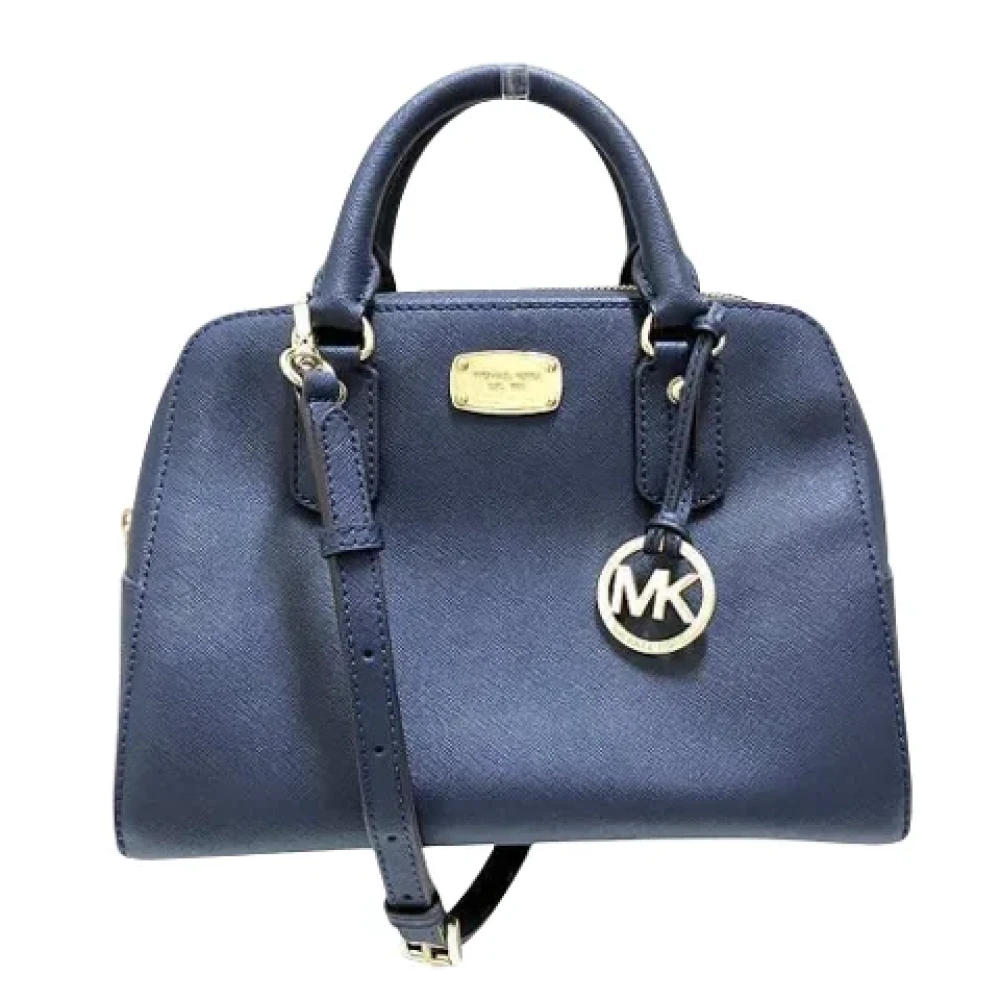 Michael Kors Pre-owned Leather handbags Blue Dames