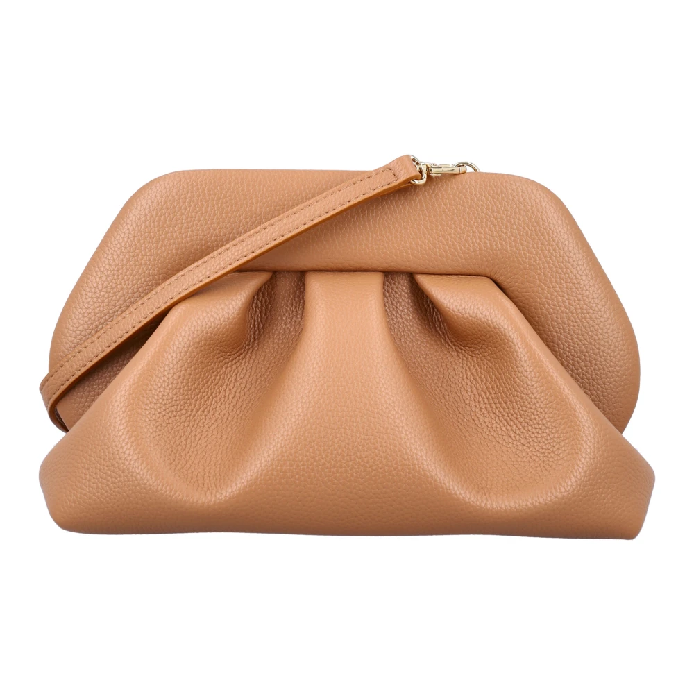 THEMOIRè Vegan Fabric Clutch Handtas Beige Dames