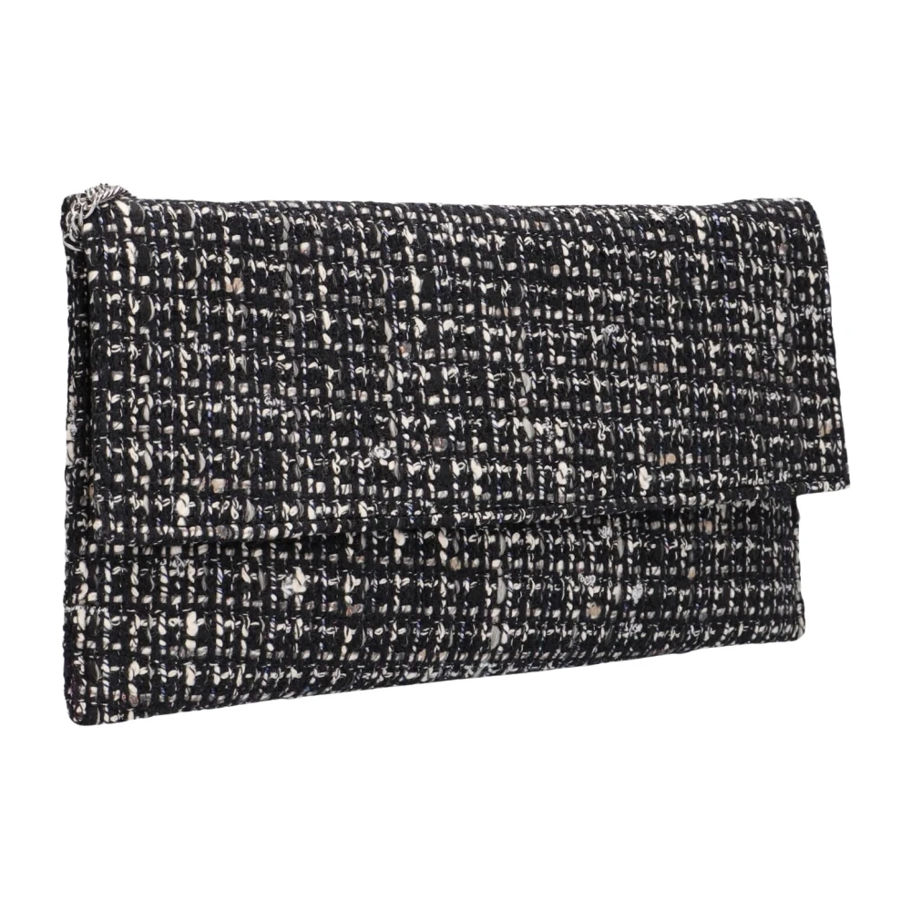 Notre-v Zwarte Elegante Clutch Black Dames