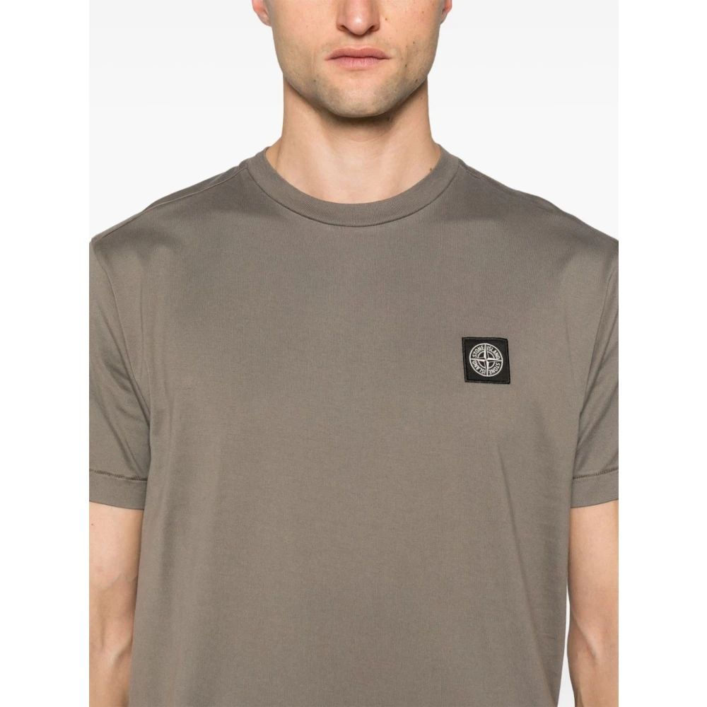 Stone Island Stijlvolle T-shirts en Polos Collectie Brown Heren