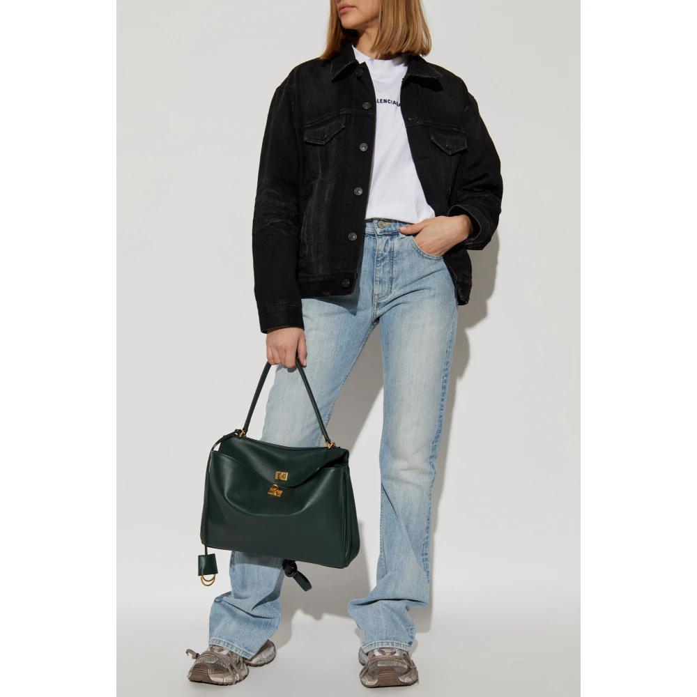 Balenciaga Spijkerjas met vintage-effect Black Dames