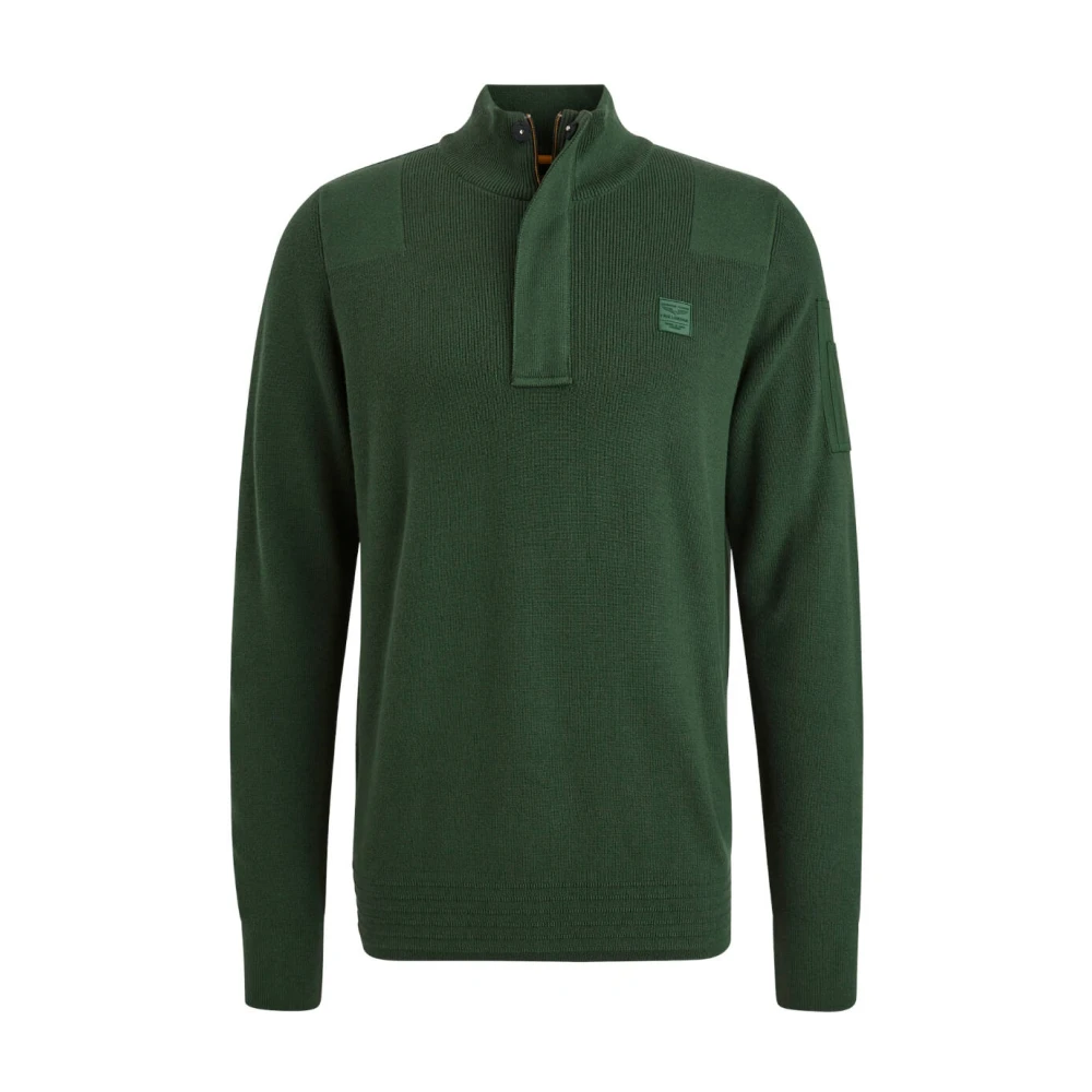 PME Legend Half Zip Gebreide Coltrui Green Heren
