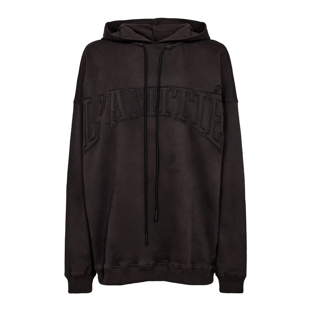 Haute L'amitié Women's Brown Application Hoodie Sweat - Hoodies - Xs - Sweatshirts & Hoodies